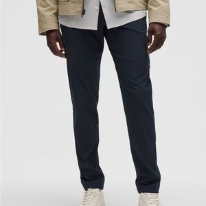 lululemon ABC Trousers 28L WovenAir Navy Blue